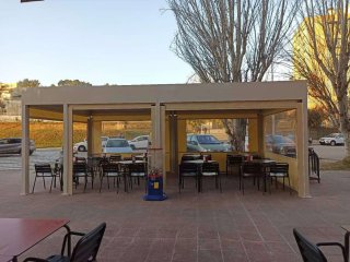 Carpa hierro techo toldo