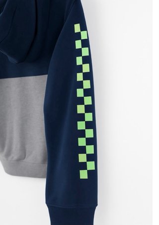 Sudadera Vans Azul y Gris