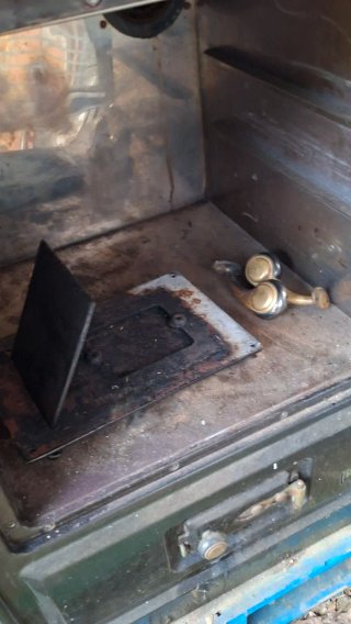 Cocina de hierro antigua Hergom