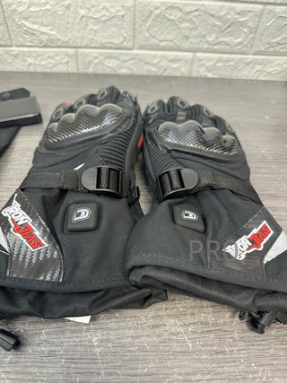 Guantes calentadores moto