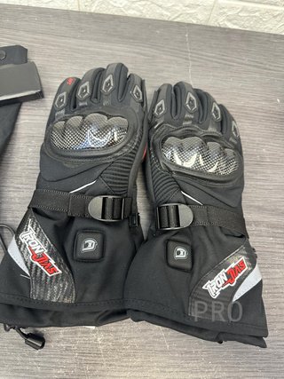 Guantes calentadores moto