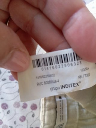 Pantalón Zara botones beige