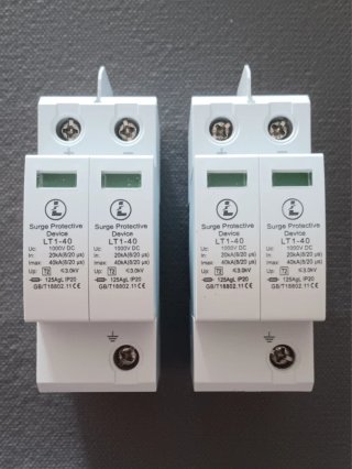 Protectores sobretensiones transitorias SPD DC