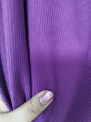 Vestido morado tirantes canalé