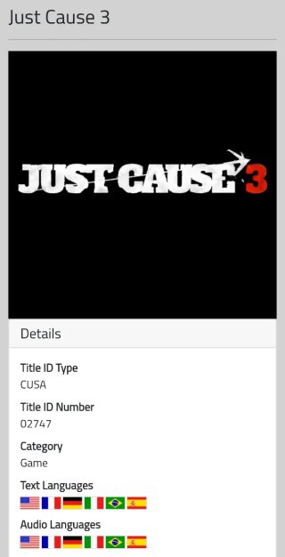 PS4 Just Cause 3 Juego Acción y Aventura