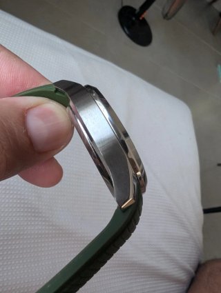 Reloj Specht & Söhne verde y plateado