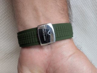 Reloj Specht & Söhne verde y plateado