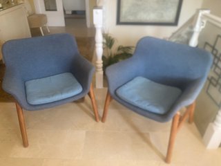 2 Sillones IKEA Vedbo Azules
