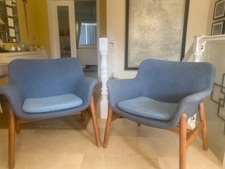 2 Sillones IKEA Vedbo Azules