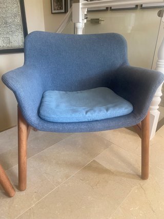 2 Sillones IKEA Vedbo Azules