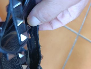 Tacones Valentino Negros Tachuelas