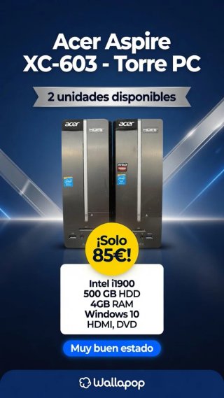 Acer Aspire XC-603 Torre PC Intel i900