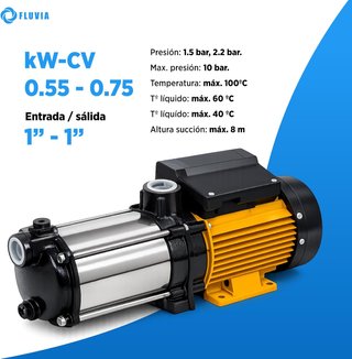 Bomba de Agua 0.55kW (0.75CV) 4800 l/h