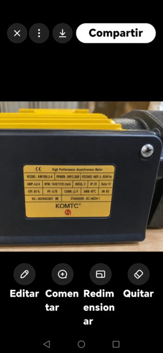 Bomba de Agua 0.55kW (0.75CV) 4800 l/h