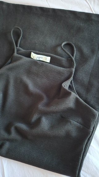 Vestido Mango Negro Talla S