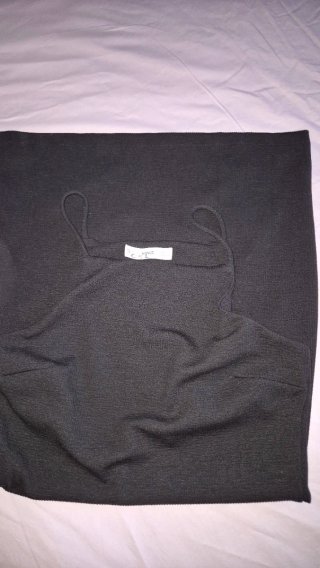 Vestido Mango Negro Talla S