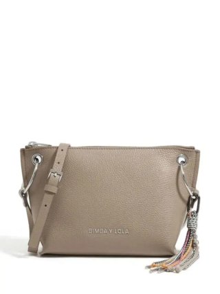 Bolso bandolera BIMBA Y LOLA piel beige