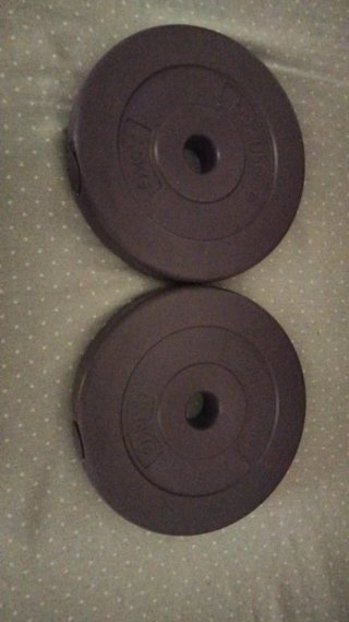 Dos disco Bodytone 2.5kg Morado
