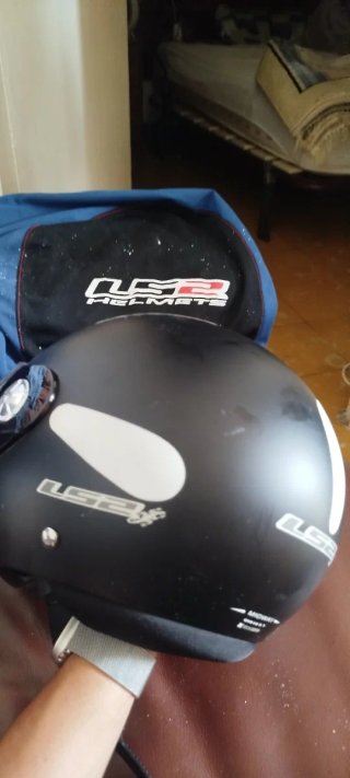 Casco Moto LS2 Negro talla M