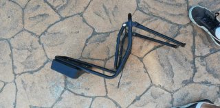 Portaequipajes y Guardabarros Vespa 200 Granate