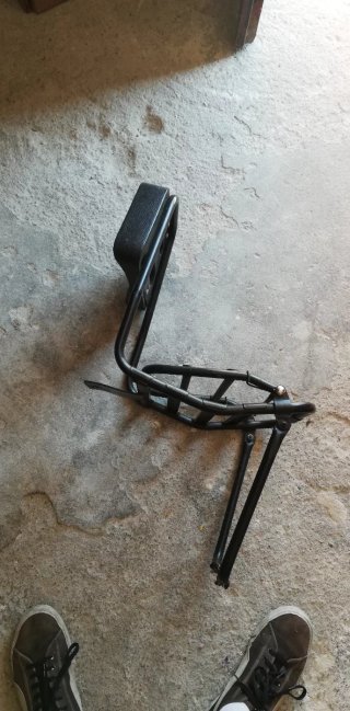 Portaequipajes y Guardabarros Vespa 200 Granate