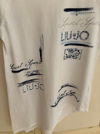 T-shirt Liu Jo bianca con stampa