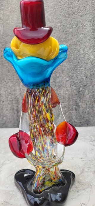 Conjunto figuras cristal Murano cisne, delfín, cab