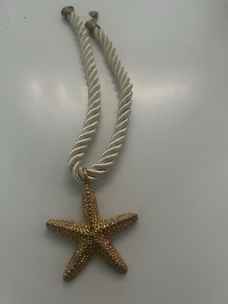 Collar Cordon Estrella de Mar Dorado