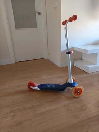 Patinete 3 Ruedas Oxelo Azul Naranja