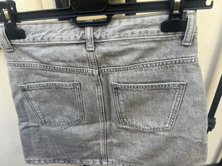Falda vaquera gris niña MNG