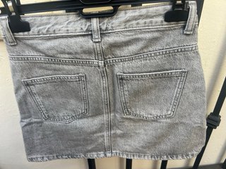 Falda vaquera gris niña MNG