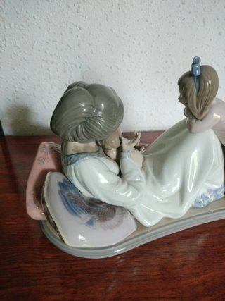 Figura Lladró Maternidad Porcelana