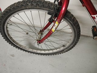 Bicicleta 24" AB Bike Roja