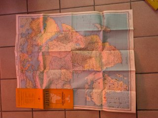 Mapas vintage Kümmerly & Frey (3uds)