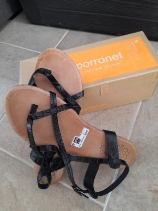 Sandalias Porronet Negras