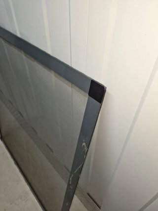 Mosquitera para ventana gris