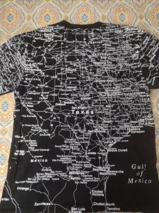 Camiseta Texas Mapa XXL