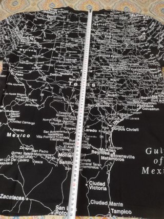 Camiseta Texas Mapa XXL