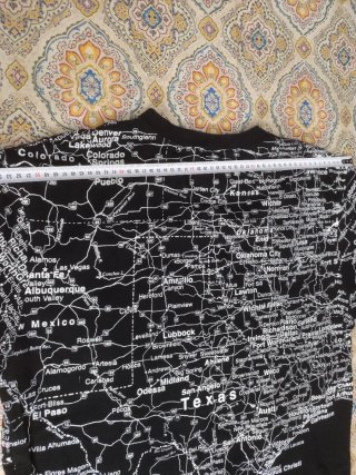Camiseta Texas Mapa XXL