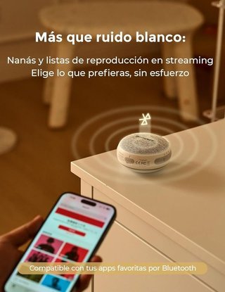 Máquina sonido Momcozy luz nocturna bebé NUEVA