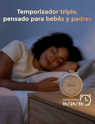 Máquina sonido Momcozy luz nocturna bebé NUEVA