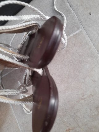 Sandalias Zara Beige/Marrón Talla 39