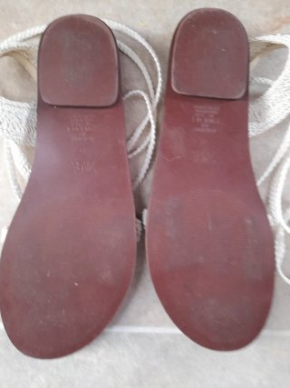 Sandalias Zara Beige/Marrón Talla 39