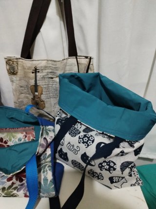 Bolsa de tela con estampado