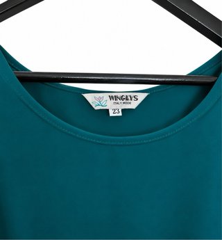 Camiseta sin mangas WINGAYS verde azulado Talla XX