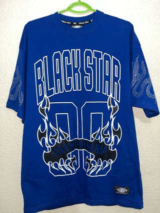 Camiseta Black Star Hombre Azul