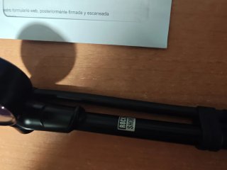 Bomba de aire Rock Shox con manómetro