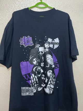 Camiseta Hombre Wu-Tang Clan Negra Morada