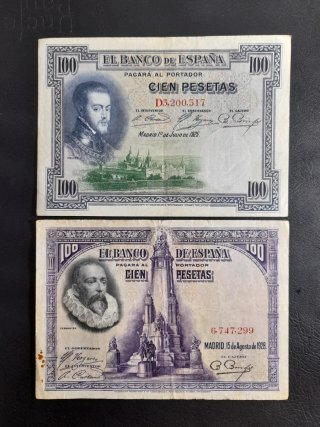 🇪🇸 Billetes España Antiguos