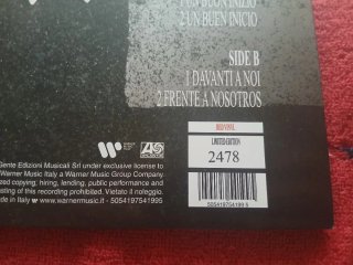 Vinilo rojo Laura Pausini - Un Buen Inicio